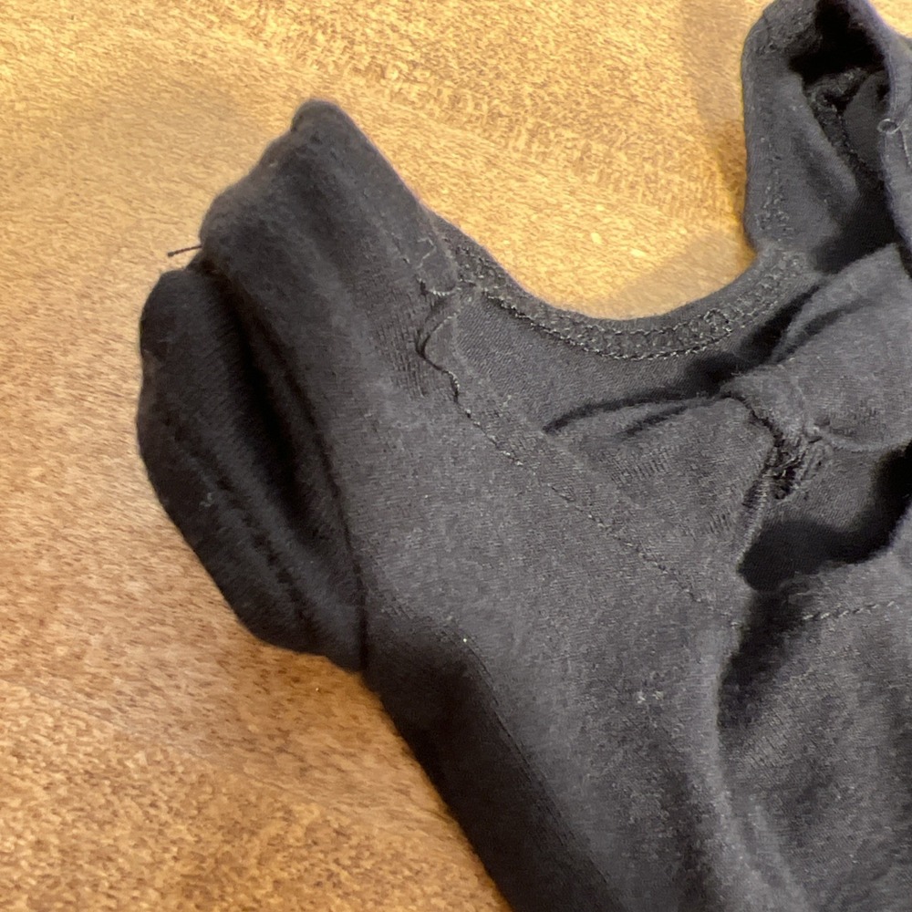 American Girl Ballet Black Leotard with Back Bow - Picture 6 of 12